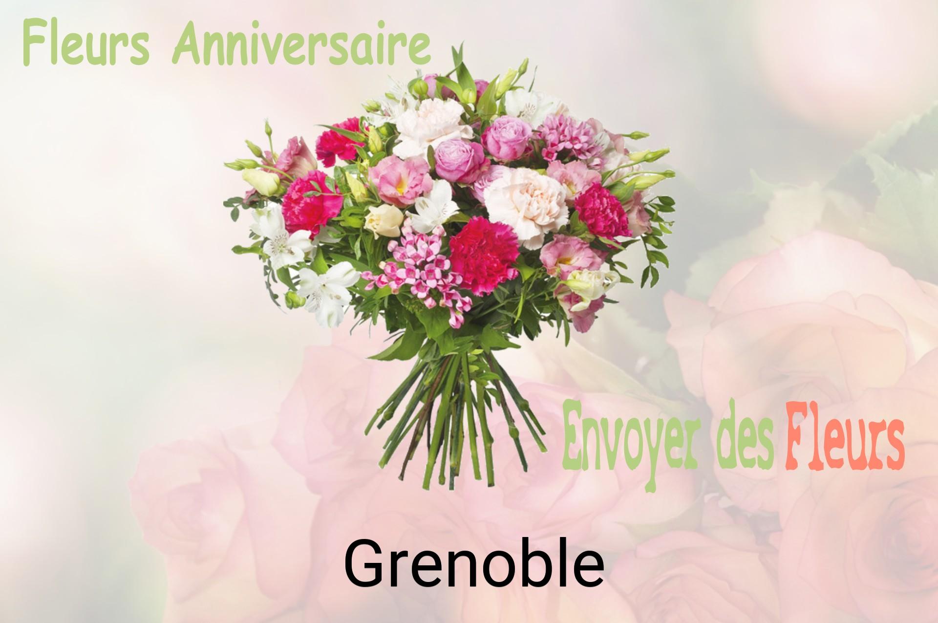 Bouquet de fleurs d’anniversaire livré à Grenoble