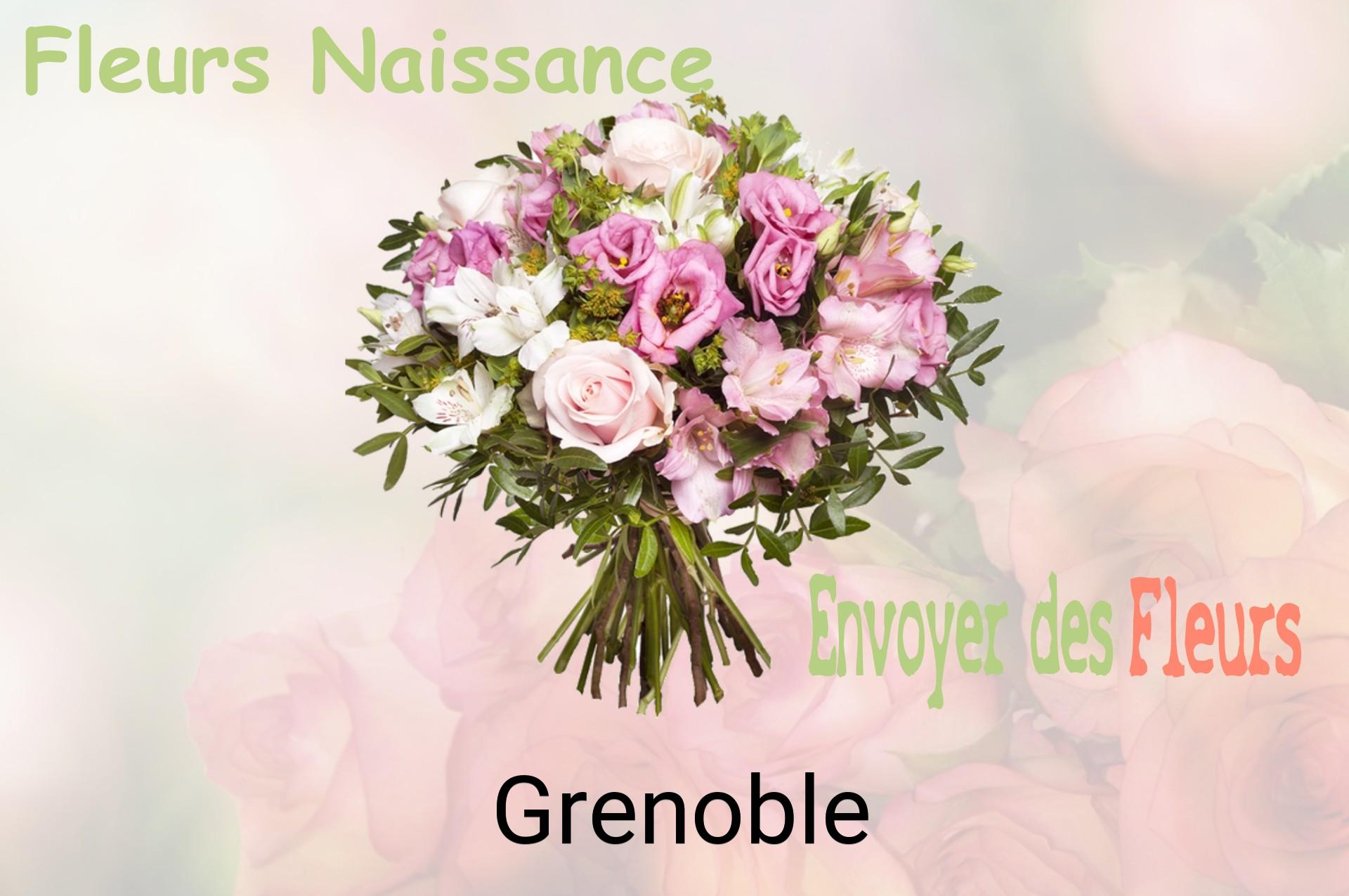 Bouquet de fleurs de naissance livré à Grenoble